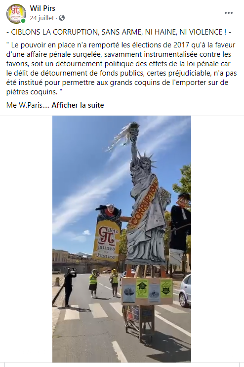 Facebook WIL PIRS Maître Wildfried PARIS AVOCAT DISSISENT Menacé de mort en FRANCE www.jesuispatrick.fr ALERTE ROUGE www.alerterouge-france.fr