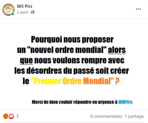 Facebook WIL PIRS Maître Wildfried PARIS AVOCAT DISSISENT Menacé de mort en FRANCE www.jesuispatrick.fr ALERTE ROUGE www.alerterouge-france.fr