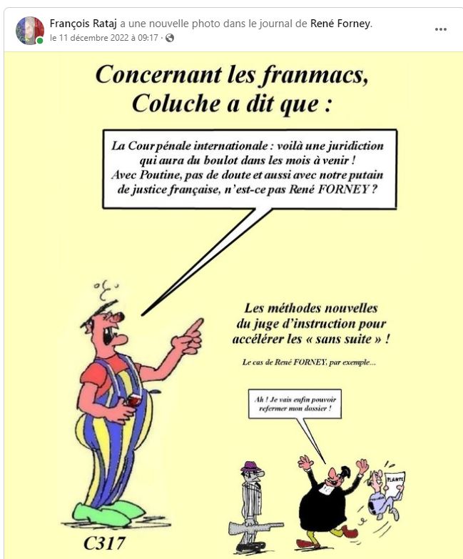 Monsieur René FORNEY Victime d'une tentative d'assassinat le Samedi 12 Novembre 2022 vers 15h50 sur le pont de CATANE côté SEYSSINET (38170). Il accuse les Milieux de la Corruption dans les Institutions du CARTEL GRENOBLOIS  (Justice, Police, Immobilier) 