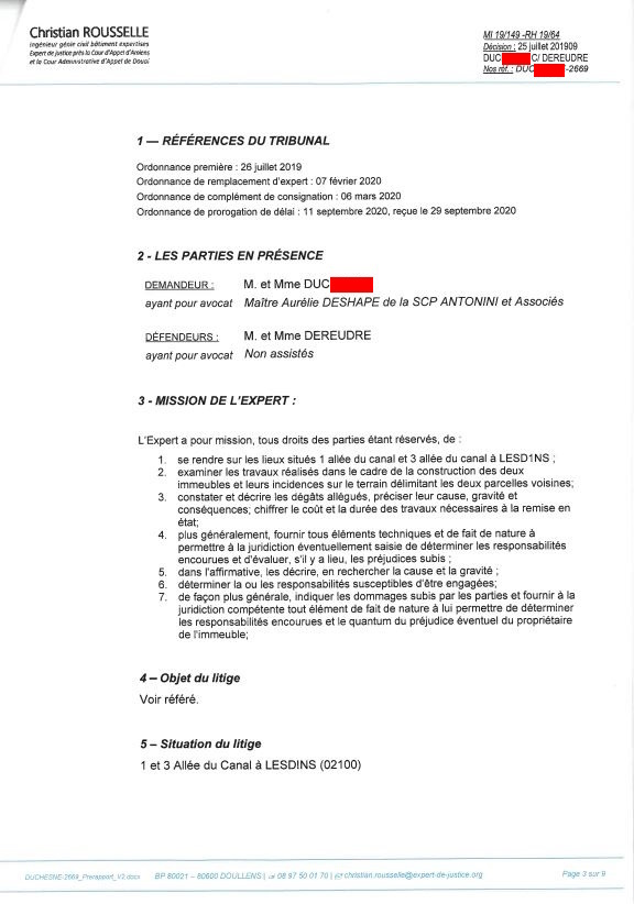 Pièce N°3b) Page4 sur27 AFFAIRE CRIMINELLE «MES CHERS VOISINS» Pré-rapport Christian ROUSSELLE, Violences, Extorsion de Fonds, Tentative Extorsion de Fonds, Maître Marc ANTONINI à l'œuvre et ce avec la bénédiction de nos Institutions www.jesuispatrick.fr
