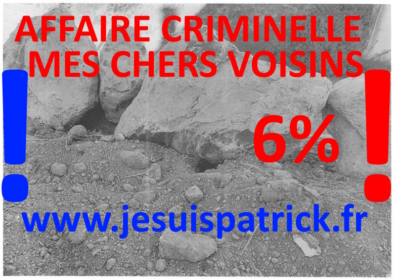 Pièce N°6c) Page 118sur134 AFFAIRE CRIMINELLE «MES CHERS VOISINS» SIGNIFICATION DE JUGEMENT, Violences, Extorsion de Fonds, Tentative Extorsion de Fonds, Maître Marc ANTONINI à l'œuvre et ce avec la bénédiction de nos Institutions www.jesuispatrick.fr