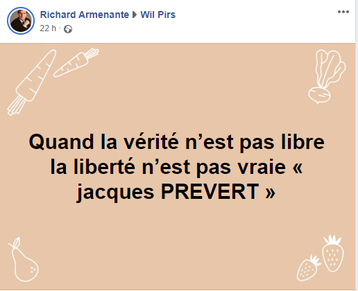 Facebook WIL PIRS Maître Wildfried PARIS AVOCAT DISSISENT Menacé de mort en FRANCE www.jesuispatrick.fr ALERTE ROUGE www.alerterouge-france.fr