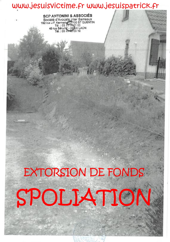 N35 Affaires Mes Chers Voisins Assignation Référé du 10 Juillet 2019 par Huissier de Justice la SCP Philippe HOELLE  à Saint-Quentin (02) #ExtorsionDeFonds www.jesuispatrick.fr www.jesuisvictime.fr www.justicemafia.fr www.jenesuispasunchien.fr #Spoliation