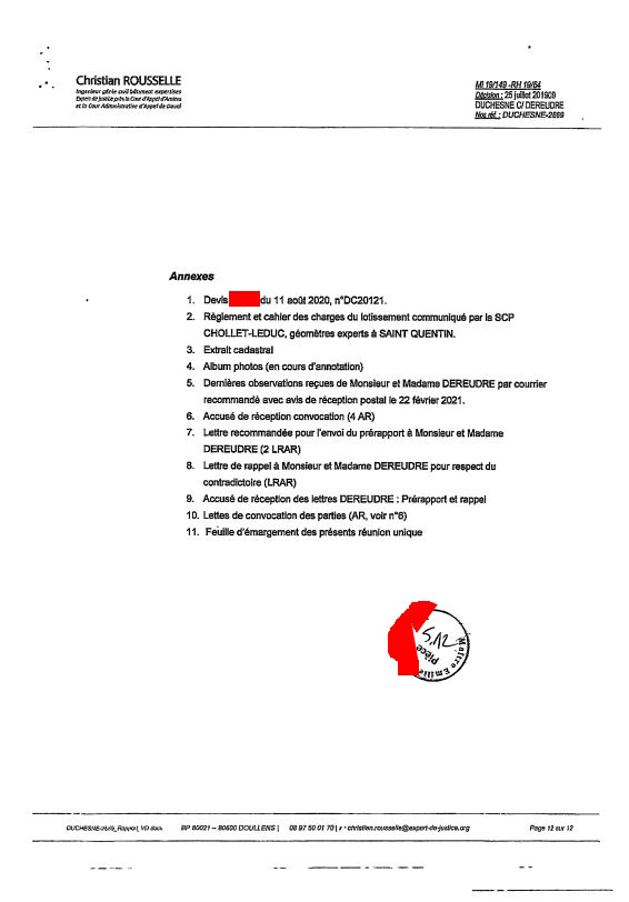 #StopCorruptionStop page 21sur40  Pièces de Me PROUT PROUT AFFAIRE CRIMINELLE «MES CHERS VOISINS» Maître vous êtes corrompue www.jesuispatrick.fr