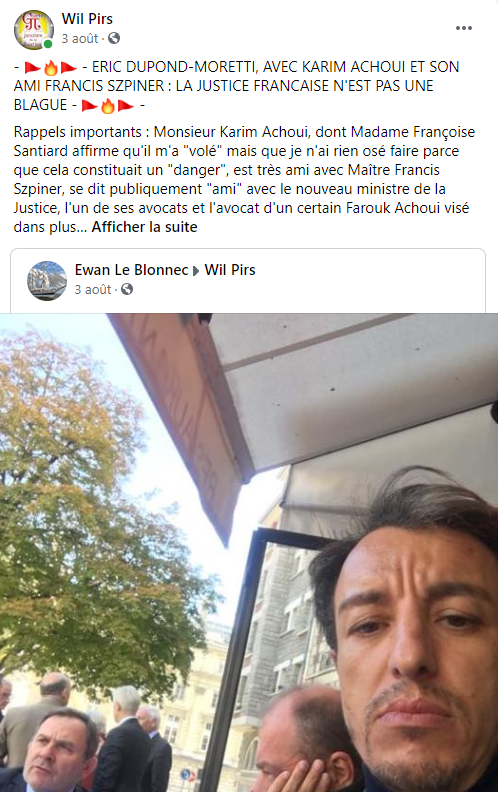 Facebook WIL PIRS Maître Wildfried PARIS AVOCAT DISSISENT Menacé de mort en FRANCE www.jesuispatrick.fr ALERTE ROUGE www.alerterouge-france.fr