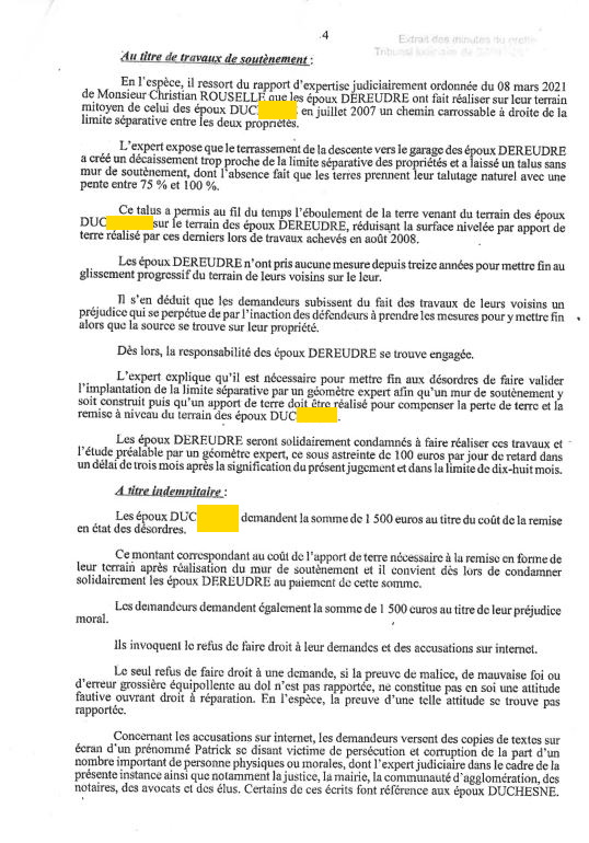 Signification d'un jugement rendu en premier ressort en notre absence SCANDALEUX FORFAITURE FAUX EN ECRITURES PUBLIQUES CORRUPTION Affaire mes Chers Voisins www.jesuispatrick.fr www.jesuisvictime.fr #Stop VENDETTA depuis Conflit intérêts avec Me MARGULES