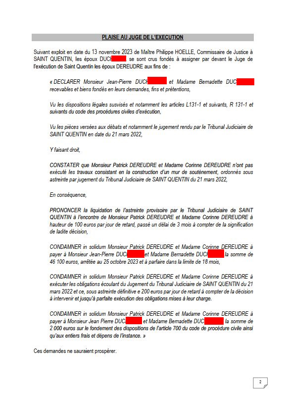 #StopCorruptionStop page 2 sur 11 Conclusion de Me PROUT PROUT AFFAIRE CRIMINELLE «MES CHERS VOISINS» Maître vous êtes corrompue www.jesuispatrick.fr