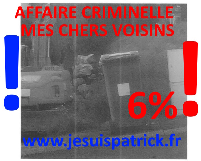 Pièce N°6c) Page 116sur134 AFFAIRE CRIMINELLE «MES CHERS VOISINS» SIGNIFICATION DE JUGEMENT, Violences, Extorsion de Fonds, Tentative Extorsion de Fonds, Maître Marc ANTONINI à l'œuvre et ce avec la bénédiction de nos Institutions www.jesuispatrick.fr