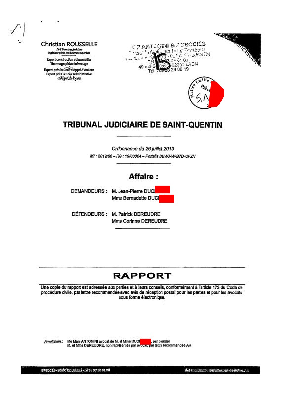 #StopCorruptionStop page 10sur40  Pièces de Me PROUT PROUT AFFAIRE CRIMINELLE «MES CHERS VOISINS» Maître vous êtes corrompue www.jesuispatrick.fr