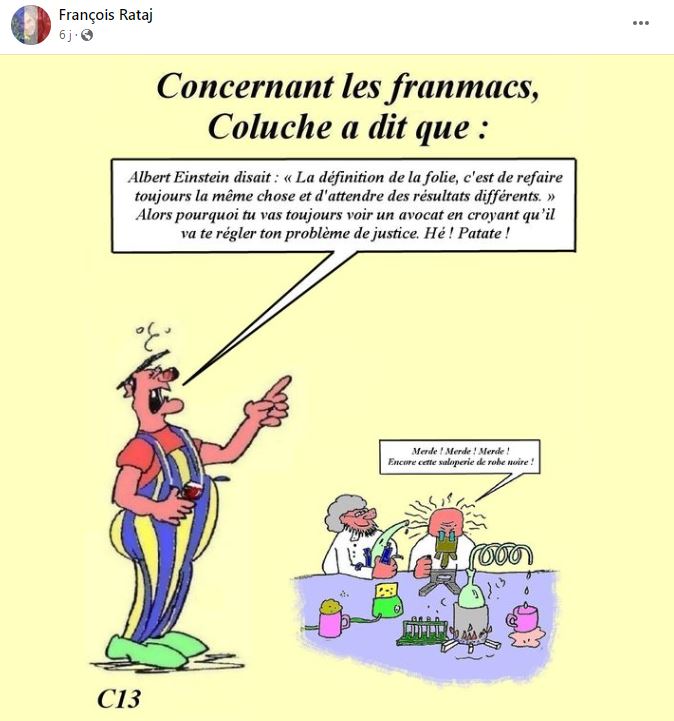 La profession d'avocat doit disparaître ! de François RATAJ site Patrick DEREUDRE  www.stopcorruptionstop.fr  www.jesuisvictime.fr  www.jesuispatrick.fr PARJURE & CORRUPTION à très Grande Echelle au Coeur même de la JUSTICE & REPUBLIQUE