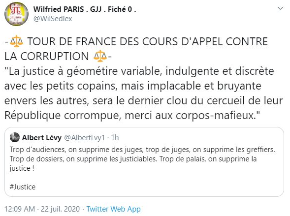 Facebook WIL PIRS Maître Wildfried PARIS AVOCAT DISSISENT Menacé de mort en FRANCE www.jesuispatrick.fr ALERTE ROUGE www.alerterouge-france.fr