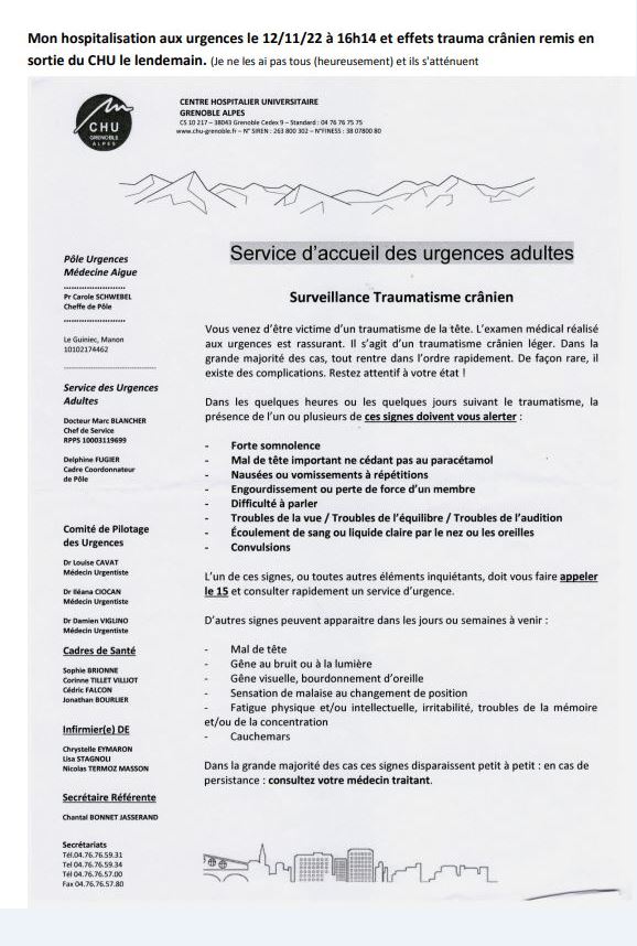 Monsieur René FORNEY Victime d'une tentative d'assassinat le Samedi 12 Novembre 2022 vers 15h50 sur le pont de CATANE côté SEYSSINET (38170). Il accuse les Milieux de la Corruption dans les Institutions du CARTEL GRENOBLOIS  (Justice, Police, Immobilier) 