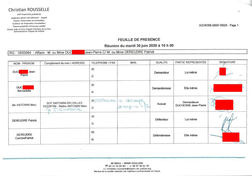 Pièce N°3b) Page25 sur27 AFFAIRE CRIMINELLE «MES CHERS VOISINS» Pré-rapport Christian ROUSSELLE, Violences, Extorsion de Fonds, Tentative Extorsion de Fonds, Maître Marc ANTONINI à l'œuvre et ce avec la bénédiction de nos Institutions www.jesuispatrick.fr