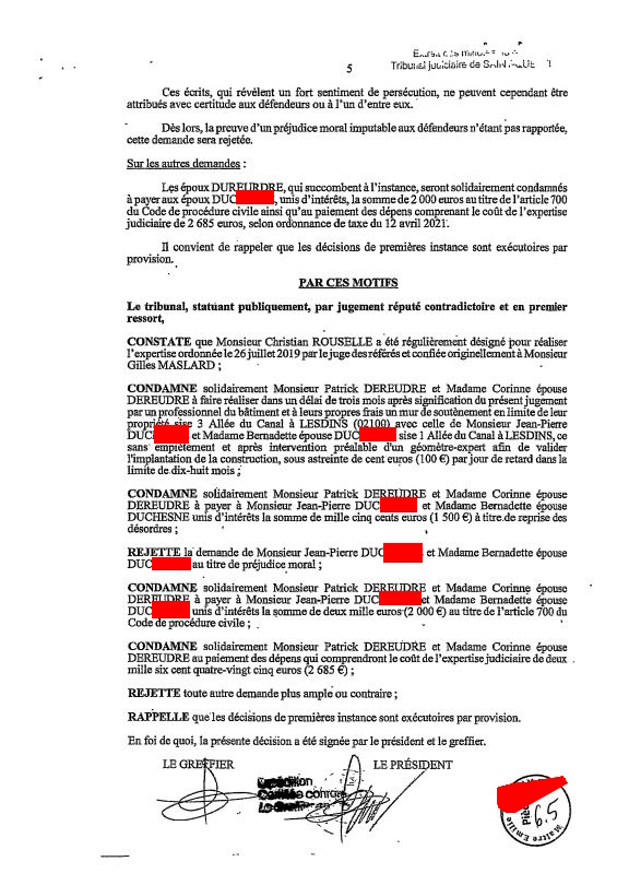 #StopCorruptionStop page 26sur40  Pièces de Me PROUT PROUT AFFAIRE CRIMINELLE «MES CHERS VOISINS» Maître vous êtes corrompue www.jesuispatrick.fr