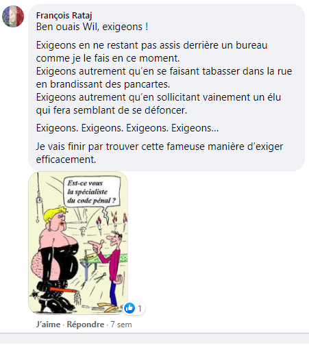 Facebook WIL PIRS Maître Wildfried PARIS AVOCAT DISSISENT Menacé de mort en FRANCE www.jesuispatrick.fr ALERTE ROUGE www.alerterouge-france.fr