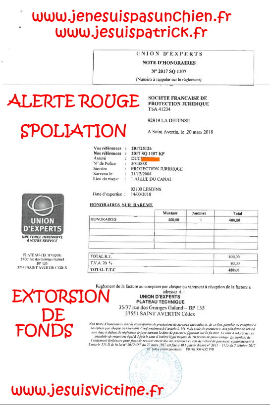 N50 Affaires Mes Chers Voisins Assignation Référé du 10 Juillet 2019 par Huissier de Justice la SCP Philippe HOELLE  à Saint-Quentin (02) #ExtorsionDeFonds www.jesuispatrick.fr www.jesuisvictime.fr www.justicemafia.fr www.jenesuispasunchien.fr #Spoliation