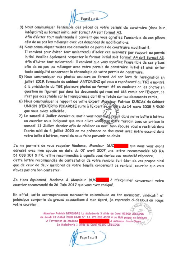 Pièce N° 1a) Page 24 sur 69 Pour preuve de notre bonne foi... AFFAIRE CRIMINELLE «MES CHERS VOISINS» Violences, Extorsion de Fonds, Maître Marc ANTONINI à l'oeuvre et ce avec la bénédiction de toutes nos Institutions www.jesuispatrick.fr