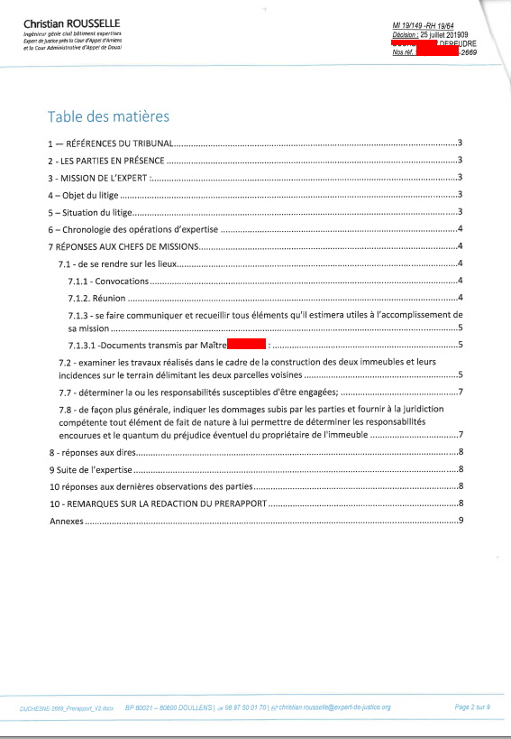 #StopCorruptionStop PRE-RAPPORT EXPERT JUDICIAIRE Christian ROUSSELLE AFFAIRE MES CHERS VOISINS www.jenesuispasunchien.fr www.jesuisvictime.fr www.jesuispatrick.fr NE RENONCEZ JAMAIS LE PAIN & LA LIBERTE POUSSENT SUR LA MÊME TIGE