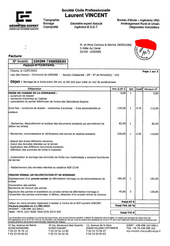 #StopCorruptionStop page 35sur40  Pièces de Me PROUT PROUT AFFAIRE CRIMINELLE «MES CHERS VOISINS» Maître vous êtes corrompue www.jesuispatrick.fr