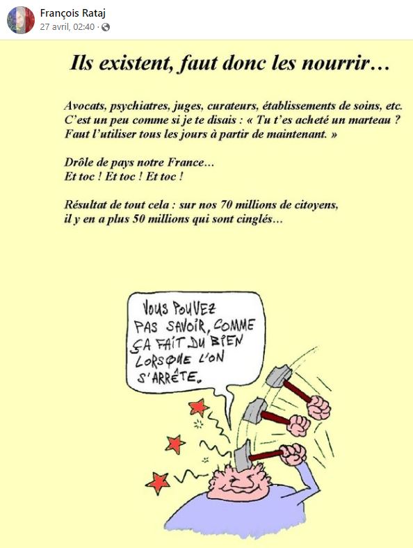 La profession d'avocat doit disparaître ! de François RATAJ site Patrick DEREUDRE  www.stopcorruptionstop.fr  www.jesuisvictime.fr  www.jesuispatrick.fr PARJURE & CORRUPTION à très Grande Echelle au Coeur même de la JUSTICE & REPUBLIQUE