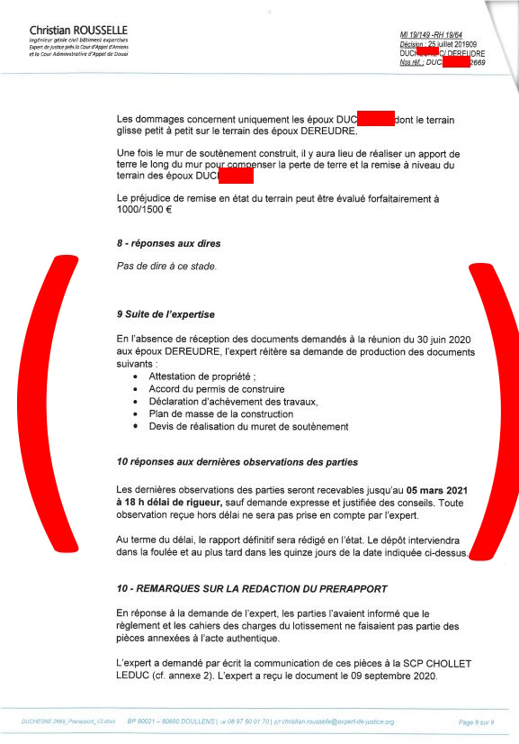 Pièce N°3b) Page9 sur27 AFFAIRE CRIMINELLE «MES CHERS VOISINS» Pré-rapport Christian ROUSSELLE, Violences, Extorsion de Fonds, Tentative Extorsion de Fonds, Maître Marc ANTONINI à l'œuvre et ce avec la bénédiction de nos Institutions www.jesuispatrick.fr