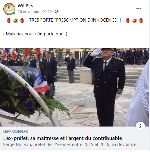 Facebook WIL PIRS Maître Wildfried PARIS AVOCAT DISSISENT Menacé de mort en FRANCE www.jesuispatrick.fr ALERTE ROUGE www.alerterouge-france.fr