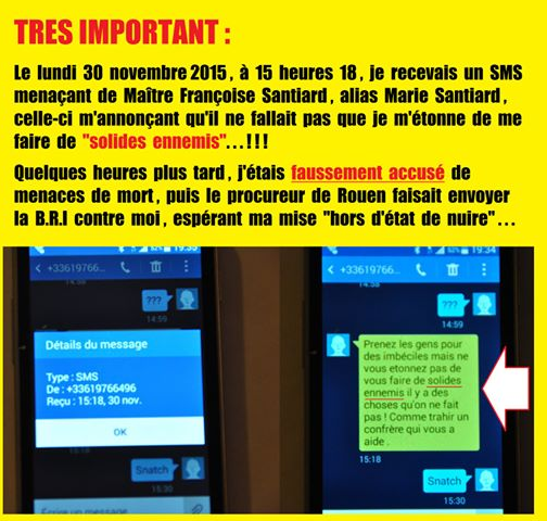 Facebook WIL PIRS Maître Wildfried PARIS AVOCAT DISSISENT Menacé de mort en FRANCE www.jesuispatrick.fr ALERTE ROUGE www.alerterouge-france.fr