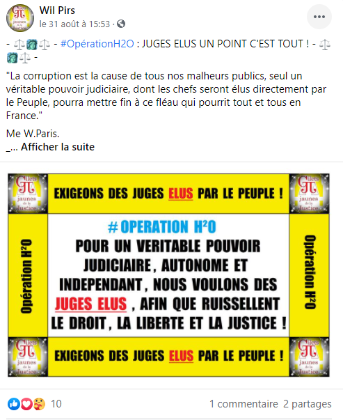 Facebook WIL PIRS Maître Wildfried PARIS AVOCAT DISSISENT Menacé de mort en FRANCE www.jesuispatrick.fr ALERTE ROUGE www.alerterouge-france.fr