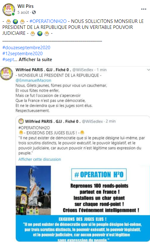 Facebook WIL PIRS Maître Wildfried PARIS AVOCAT DISSISENT Menacé de mort en FRANCE www.jesuispatrick.fr ALERTE ROUGE www.alerterouge-france.fr