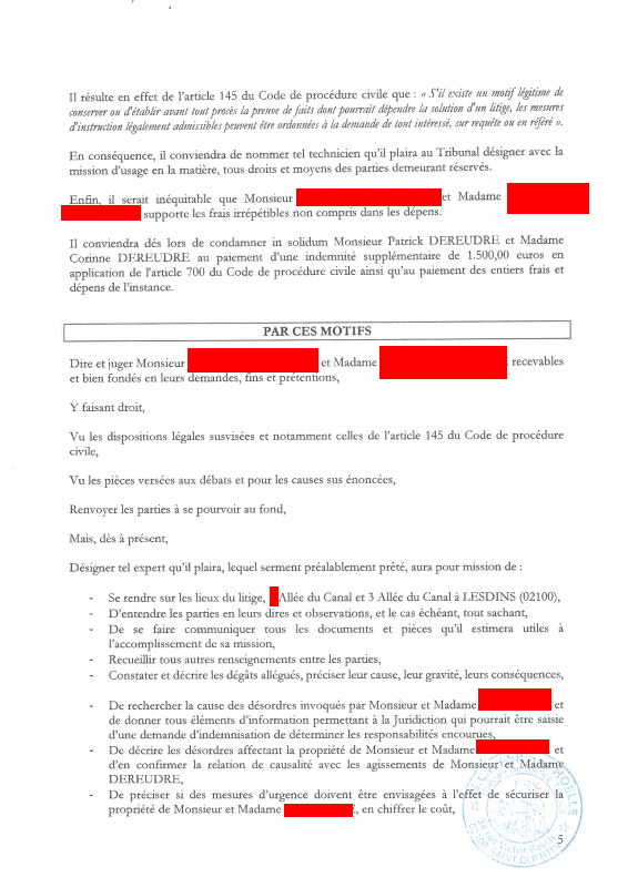 Assignation en référé du 10 Juillet 2019 AFFAIRE MES CHERS VOISINS #StopManipulationsStop #StopCorruptionStop www.jenesuispasunchien.fr www.jesuisvictime.fr www.jesuispatrick.fr NE RENONCEZ JAMAIS LE PAIN & LA LIBERTE POUSSENT SUR LA MÊME TIGE