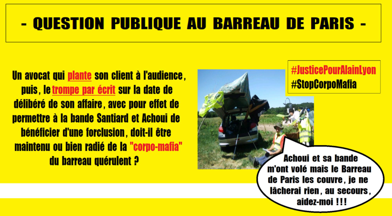 Facebook WIL PIRS Maître Wildfried PARIS AVOCAT DISSISENT Menacé de mort en FRANCE www.jesuispatrick.fr ALERTE ROUGE www.alerterouge-france.fr