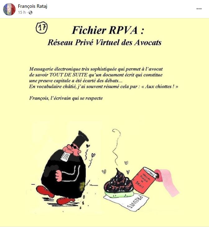 La profession d'avocat doit disparaître ! de François RATAJ site Patrick DEREUDRE  www.stopcorruptionstop.fr  www.jesuisvictime.fr  www.jesuispatrick.fr PARJURE & CORRUPTION à très Grande Echelle au Coeur même de la JUSTICE & REPUBLIQUE