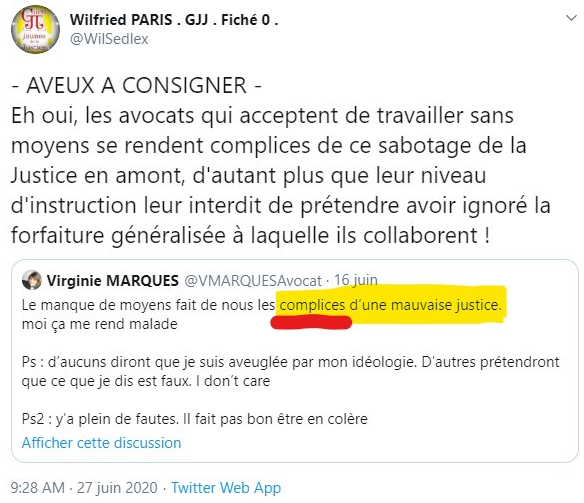 Facebook WIL PIRS Maître Wildfried PARIS AVOCAT DISSISENT Menacé de mort en FRANCE www.jesuispatrick.fr ALERTE ROUGE www.alerterouge-france.fr