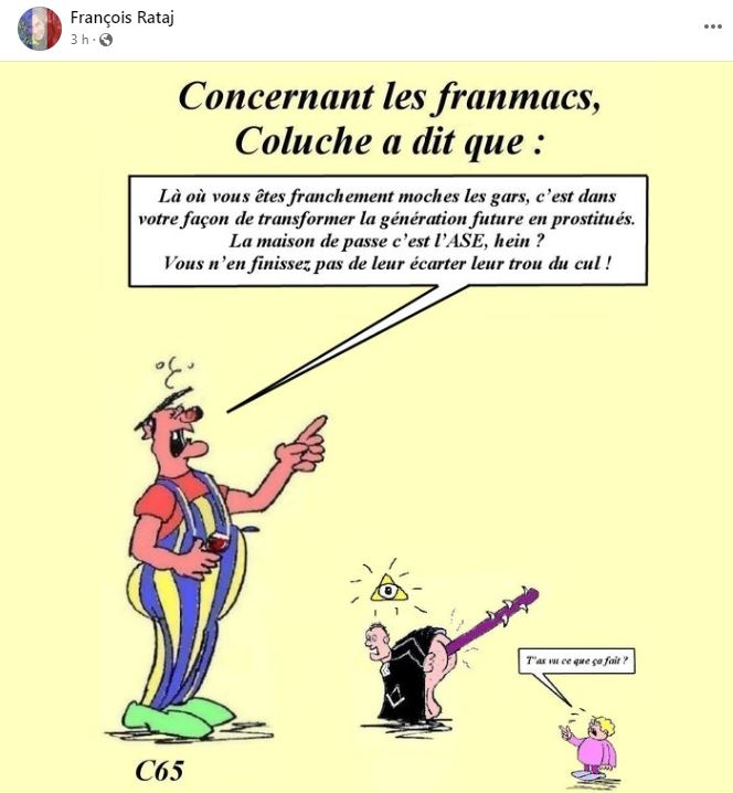 Les Franmacs et la Justice encore et encore de François RATAJ site Patrick DEREUDRE  www.stopcorruptionstop.fr  www.jesuisvictime.fr  www.jesuispatrick.fr PARJURE & CORRUPTION à très Grande Echelle au Coeur même de la JUSTICE & REPUBLIQUE