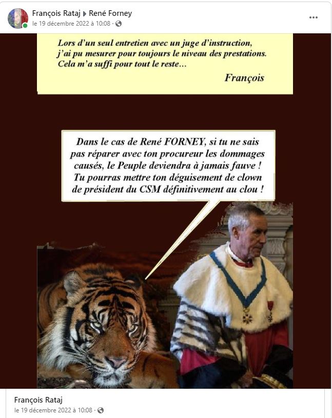 Monsieur René FORNEY Victime d'une tentative d'assassinat le Samedi 12 Novembre 2022 vers 15h50 sur le pont de CATANE côté SEYSSINET (38170). Il accuse les Milieux de la Corruption dans les Institutions du CARTEL GRENOBLOIS  (Justice, Police, Immobilier) 