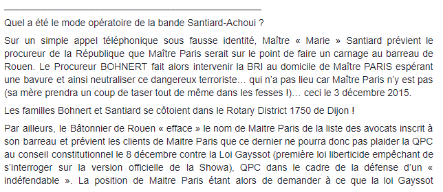 Maitre Wilfried PARIS, avocat empêché d’exercer Facebook WIL PIRS Maître Wildfried PARIS AVOCAT DISSISENT Menacé de mort en FRANCE www.jesuispatrick.fr ALERTE ROUGE www.alerterouge-france.fr