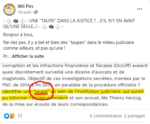 Facebook WIL PIRS Maître Wildfried PARIS AVOCAT DISSISENT Menacé de mort en FRANCE www.jesuispatrick.fr ALERTE ROUGE www.alerterouge-france.fr