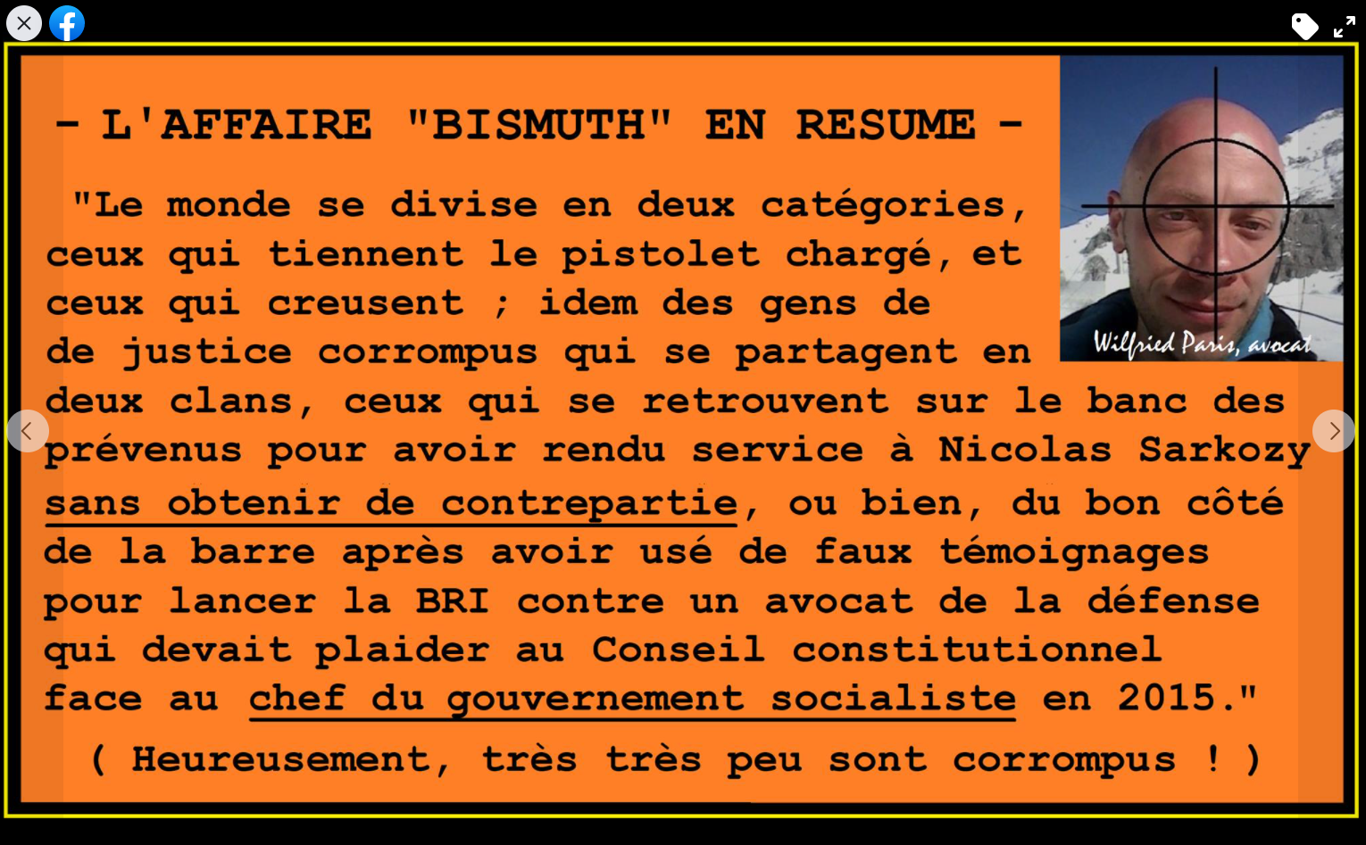 Facebook WIL PIRS Maître Wildfried PARIS AVOCAT DISSISENT Menacé de mort en FRANCE www.jesuispatrick.fr ALERTE ROUGE www.alerterouge-france.fr