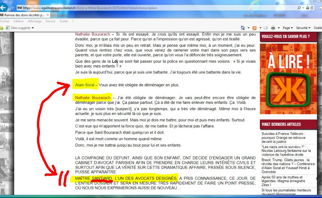 Facebook WIL PIRS Maître Wildfried PARIS AVOCAT DISSISENT Menacé de mort en FRANCE www.jesuispatrick.fr ALERTE ROUGE www.alerterouge-france.fr