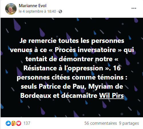 Facebook WIL PIRS Maître Wildfried PARIS AVOCAT DISSISENT Menacé de mort en FRANCE www.jesuispatrick.fr ALERTE ROUGE www.alerterouge-france.fr