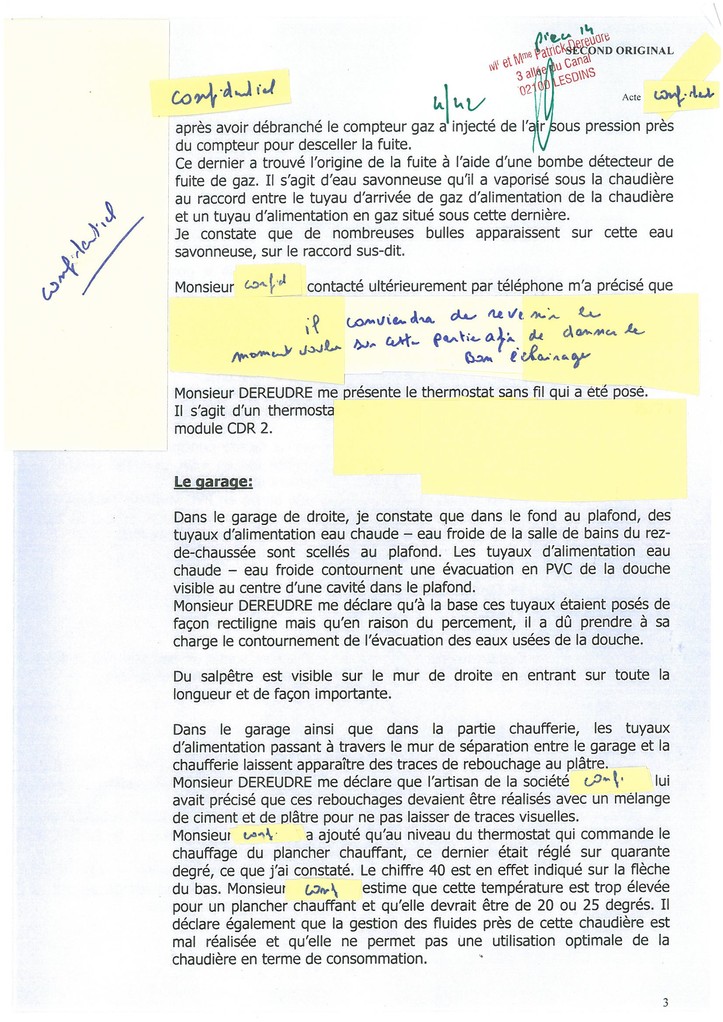 Pièce 14 Page 4/42 Constat d'huissier du 06 & 08 Avril 2009  voir site www.maisonnonconforme.fr