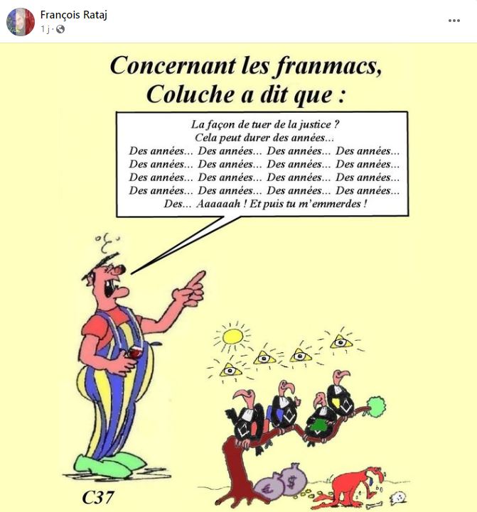 Les Franmacs et la Justice encore et encore de François RATAJ site Patrick DEREUDRE  www.stopcorruptionstop.fr  www.jesuisvictime.fr  www.jesuispatrick.fr PARJURE & CORRUPTION à très Grande Echelle au Coeur même de la JUSTICE & REPUBLIQUE