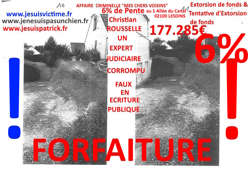 Pièce N°6c) Page 031sur134 AFFAIRE CRIMINELLE «MES CHERS VOISINS» SIGNIFICATION DE JUGEMENT, Violences, Extorsion de Fonds, Tentative Extorsion de Fonds, Maître Marc ANTONINI à l'œuvre et ce avec la bénédiction de nos Institutions www.jesuispatrick.fr