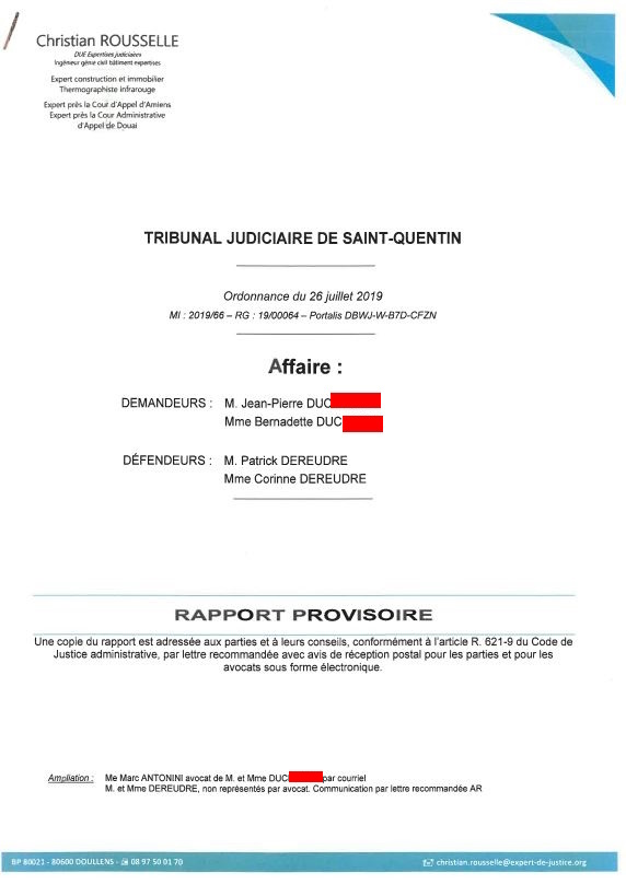 Pièce N°3b) Page2 sur27 AFFAIRE CRIMINELLE «MES CHERS VOISINS» Pré-rapport Christian ROUSSELLE, Violences, Extorsion de Fonds, Tentative Extorsion de Fonds, Maître Marc ANTONINI à l'œuvre et ce avec la bénédiction de nos Institutions www.jesuispatrick.fr