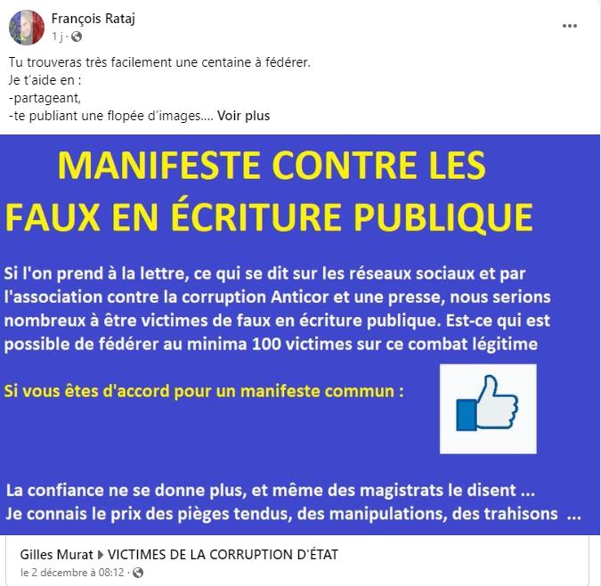 Monsieur René FORNEY Victime d'une tentative d'assassinat le Samedi 12 Novembre 2022 vers 15h50 sur le pont de CATANE côté SEYSSINET (38170). Il accuse les Milieux de la Corruption dans les Institutions du CARTEL GRENOBLOIS  (Justice, Police, Immobilier) 