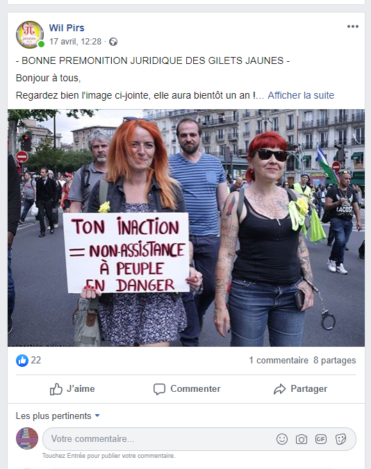 Facebook WIL PIRS Maître Wildfried PARIS AVOCAT DISSISENT Menacé de mort en FRANCE www.jesuispatrick.fr ALERTE ROUGE www.alerterouge-france.fr