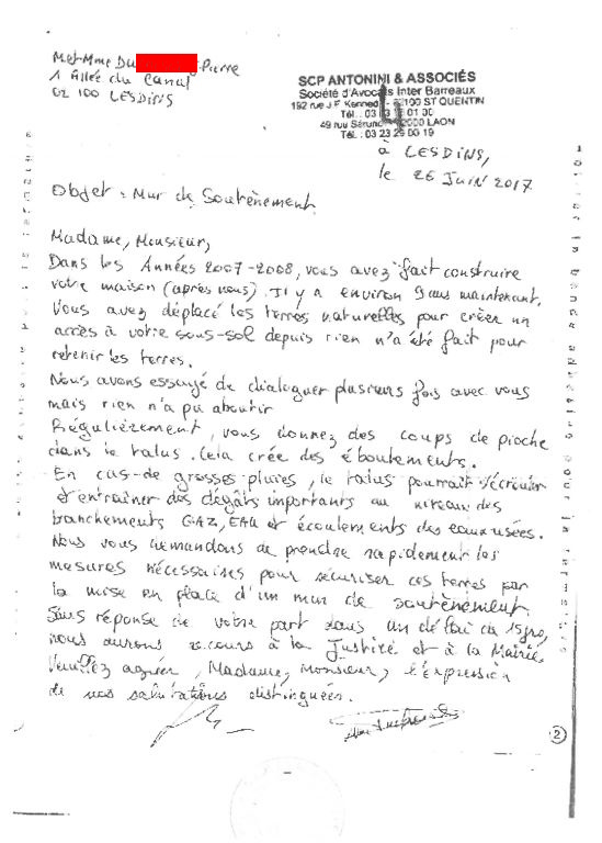 Pièce N° 1a) Page 19 sur 69 Pour preuve de notre bonne foi... AFFAIRE CRIMINELLE «MES CHERS VOISINS» Violences, Extorsion de Fonds, Maître Marc ANTONINI à l'oeuvre et ce avec la bénédiction de toutes nos Institutions www.jesuispatrick.fr