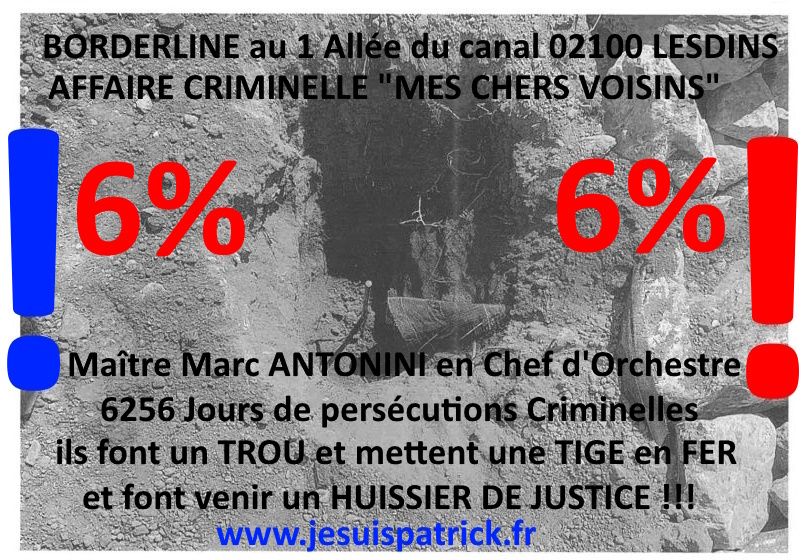 Pièce N°6c) Page 113sur134 AFFAIRE CRIMINELLE «MES CHERS VOISINS» SIGNIFICATION DE JUGEMENT, Violences, Extorsion de Fonds, Tentative Extorsion de Fonds, Maître Marc ANTONINI à l'œuvre et ce avec la bénédiction de nos Institutions www.jesuispatrick.fr