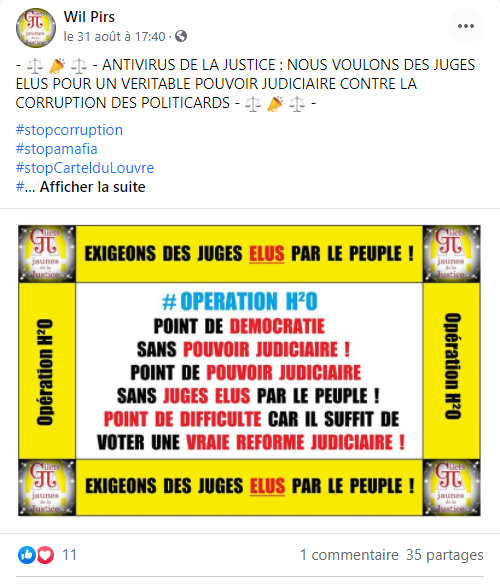 Facebook WIL PIRS Maître Wildfried PARIS AVOCAT DISSISENT Menacé de mort en FRANCE www.jesuispatrick.fr ALERTE ROUGE www.alerterouge-france.fr