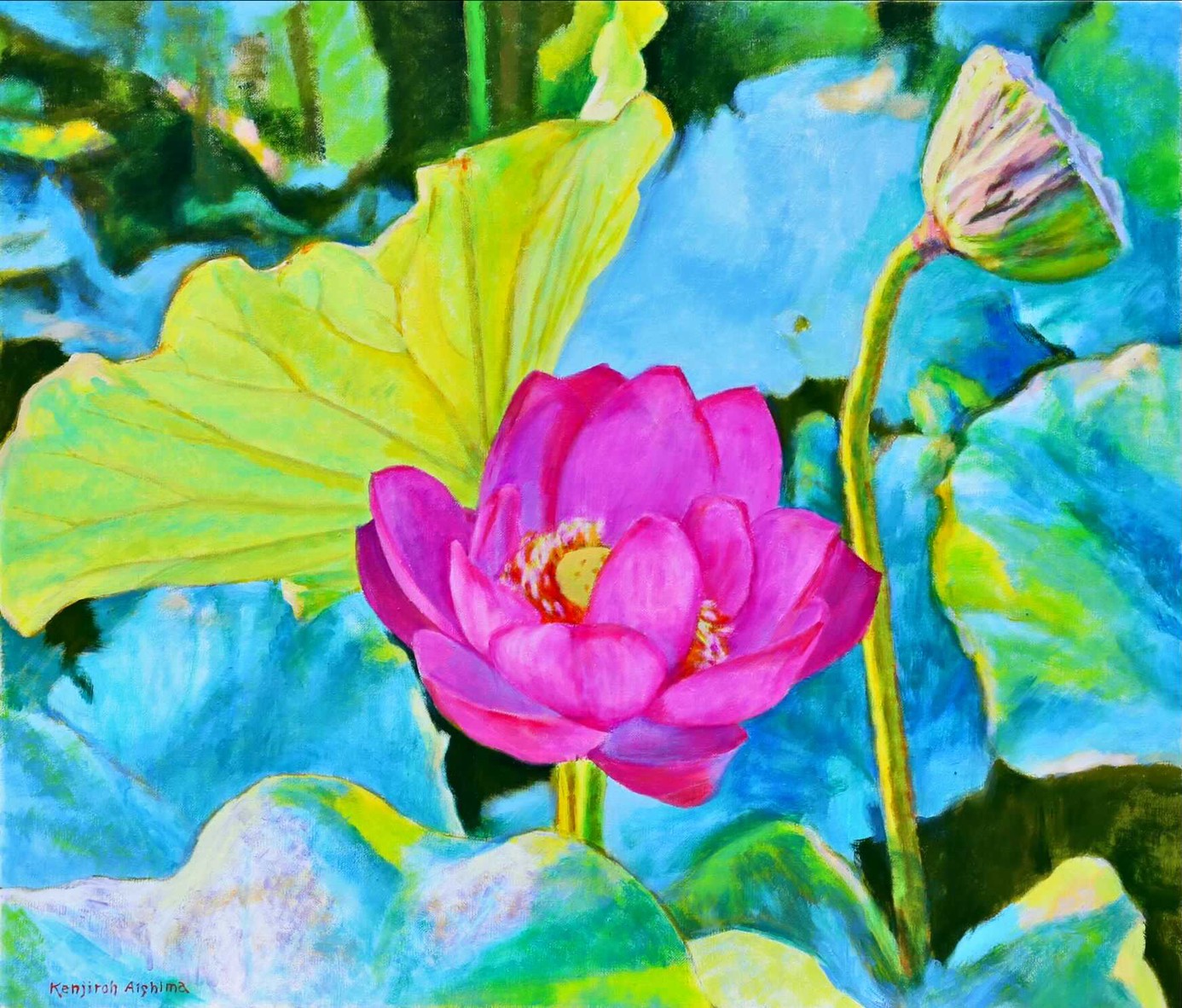 相島謙次郎・あいしまたかこ 洋画展　2021.10.18（月）～10.30（土）